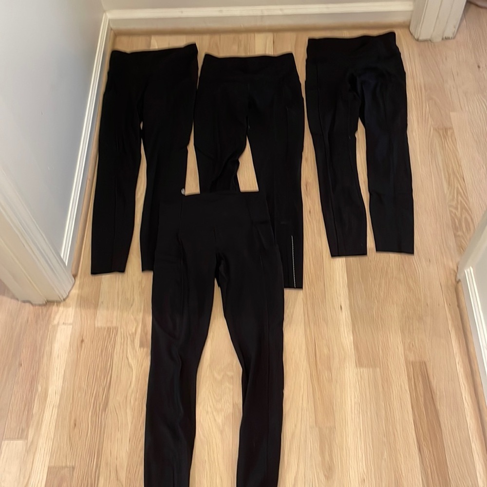 LULU LEGGINGS size 4 black